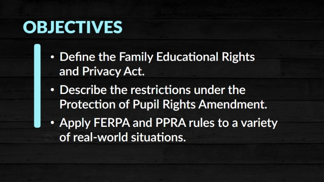 FERPA and PPRA in Schools Preview 3