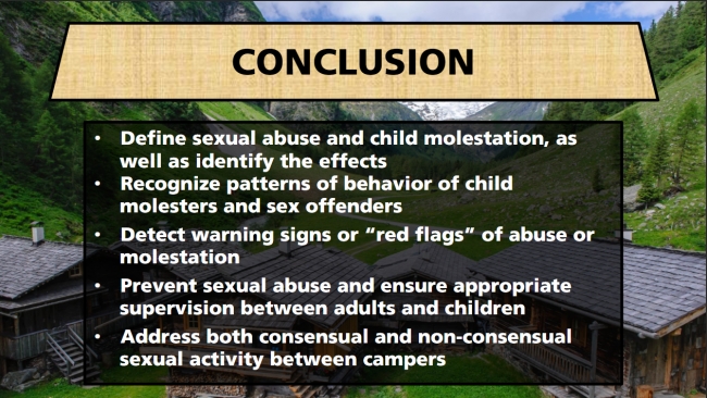 Child Maltreatment for Summer Camp Preview 4