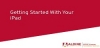 Getting Started with iPad