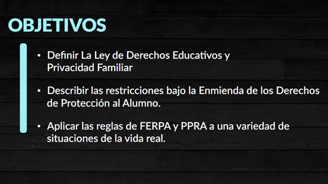 FERPA y PPRA (Spanish) Preview 2