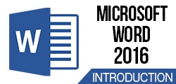 Microsoft Word 2016: Introduction