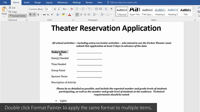 Microsoft Word 2016: Intermediate Preview 2