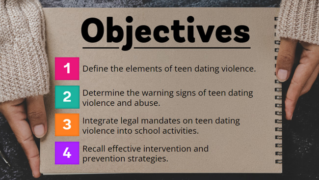 Teen Dating Violence for Educators Preview 1