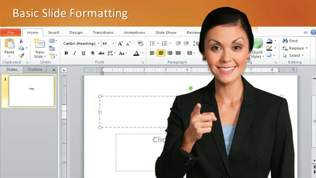 Microsoft PowerPoint 2010 Level 1 Preview 1