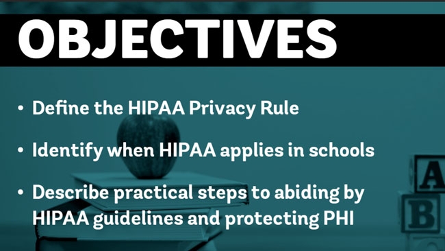 HIPAA In Schools Preview 1